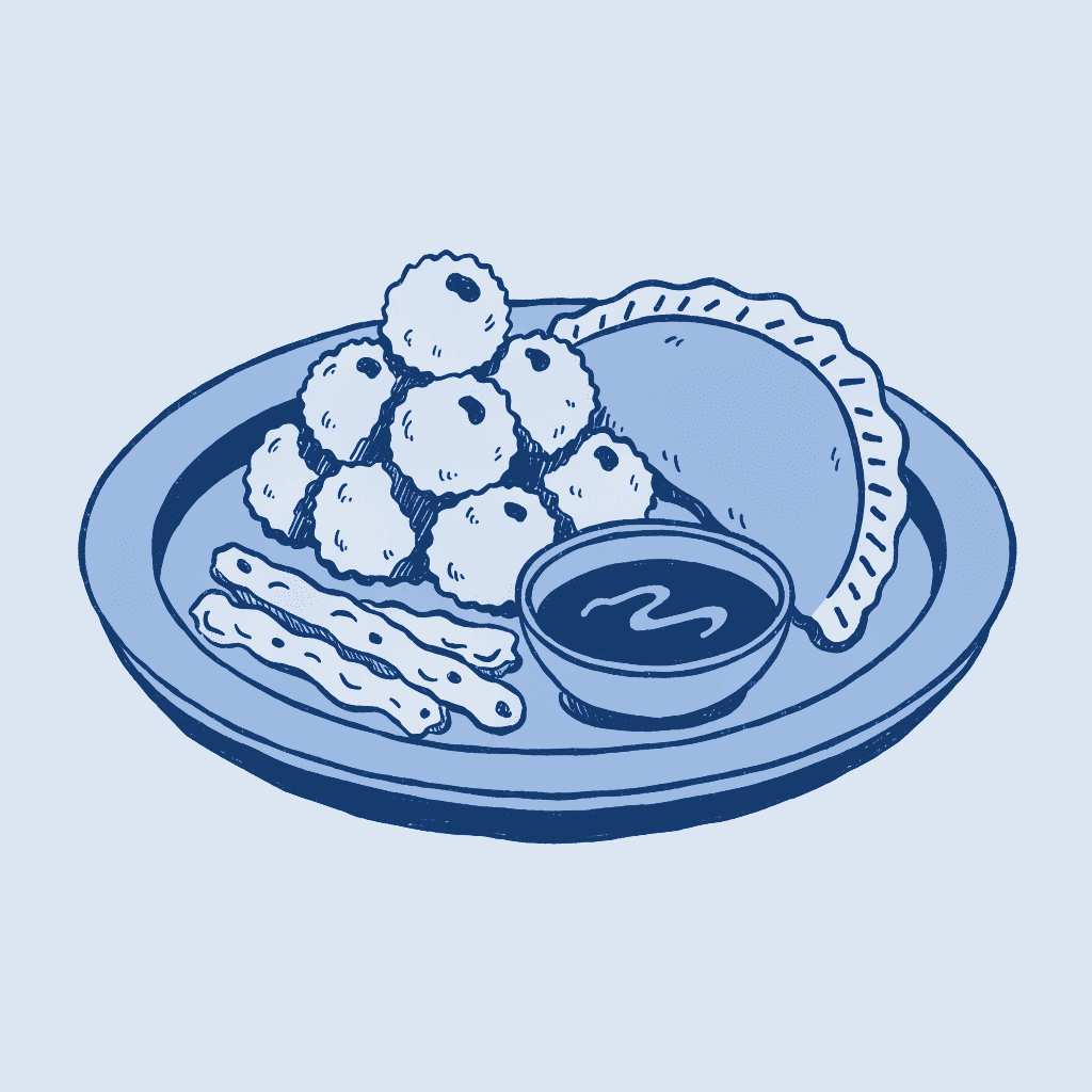 Ilustración de Croquetas acevichadas