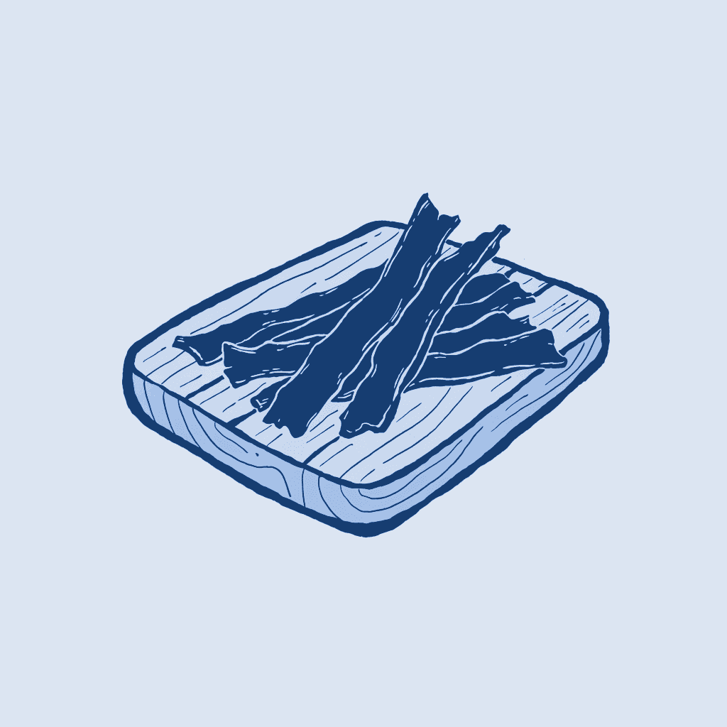 Ilustración de Carne seca