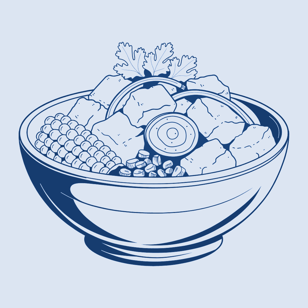 Ilustración de ceviche
