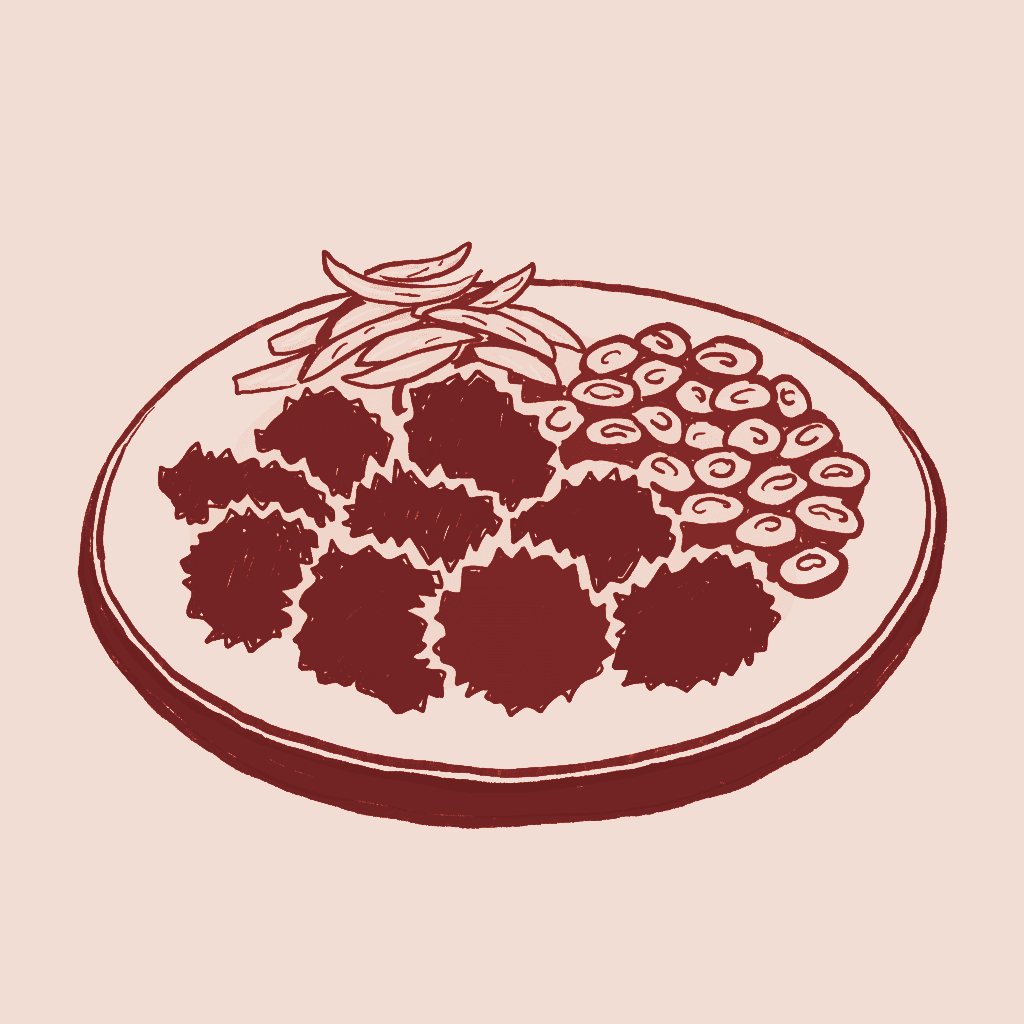 Ilustración de Chicharron de pescado